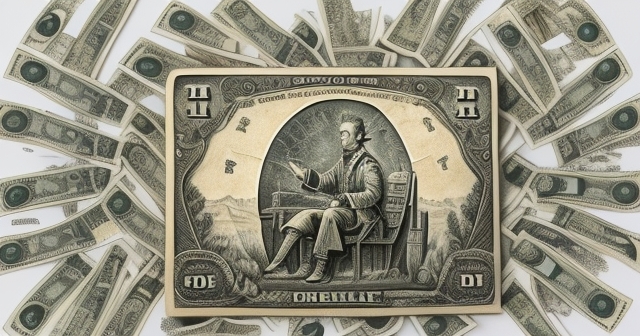 Deerskins representing money