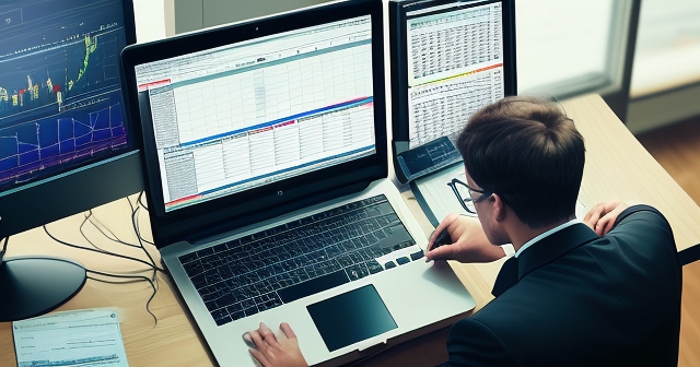 A detailed economic calendar on a desk