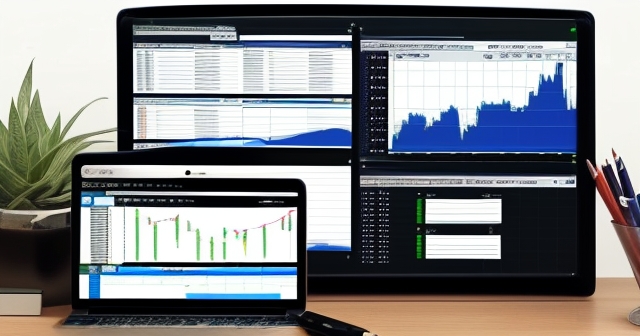 Visual comparison of trading strategies