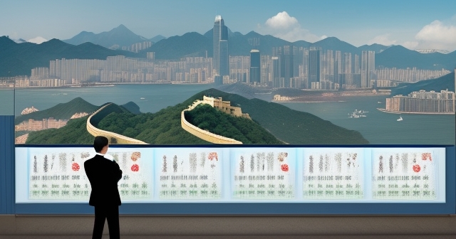 Professionals analyzing Yuan fluctuations in a financial office