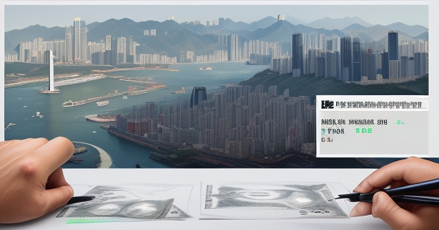 A montage of international trade routes featuring the Yuan symbol.