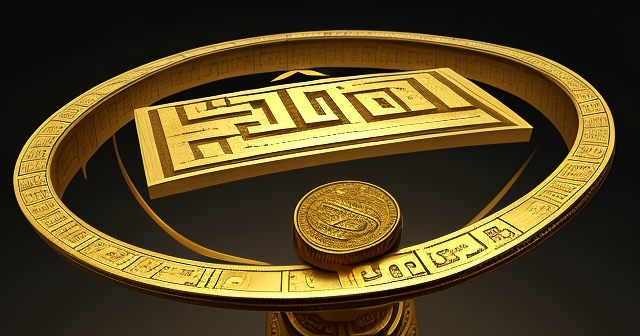 A maze with pathways leading to a treasure chest labeled realized profit