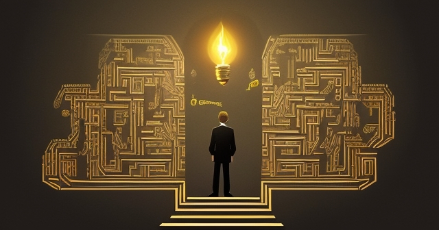 A balance scale weighing profits and losses