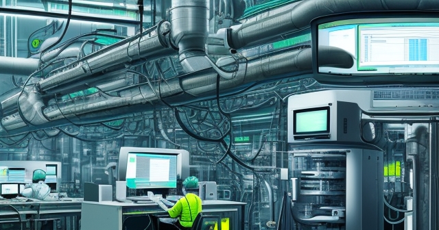 A technician preparing financial charts for analysis