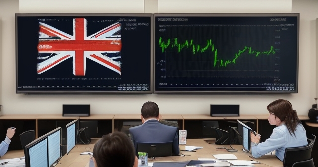 A market sentiment gauge with buyers and sellers