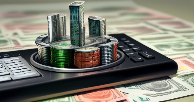 Visual representation of money flow in quantitative easing