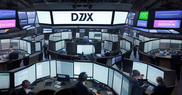 Trading platforms showcasing DAX market data in real-time
