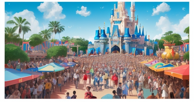 Investor analyzing Disney earnings report with graphs and charts