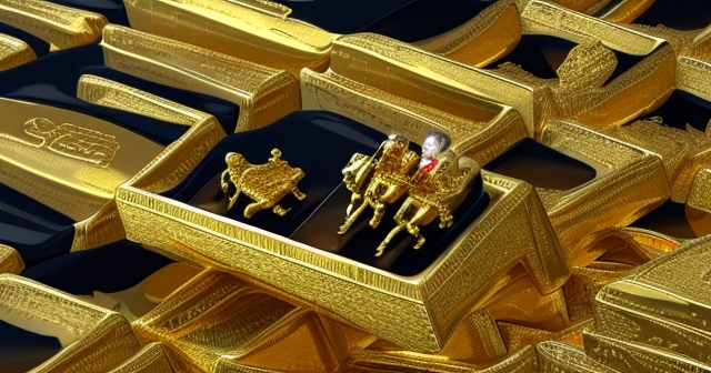 gold price chart with ups and downs
