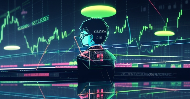A trader analyzing charts during extended hours