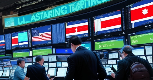 A trader analyzing charts