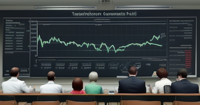 Wall Street with economic charts