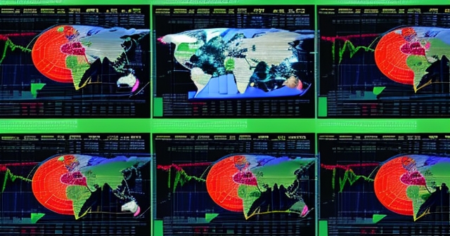 Diverse futures contracts collage