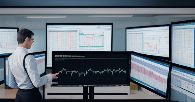 Forex trading charts with NFP data overlay