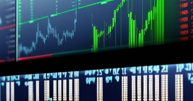 A trader analyzing economic reports in an office