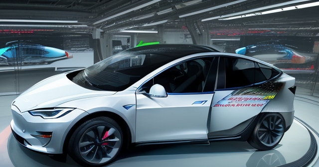 A dynamic chart showcasing TSLA price fluctuations