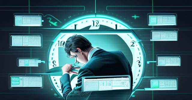 A stop-loss order being activated