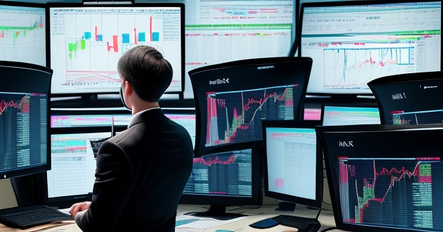 a trader analyzing news data