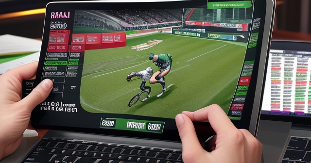 Players enjoying sports betting on mobile devices