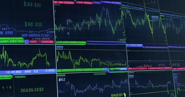 trader analyzing data charts