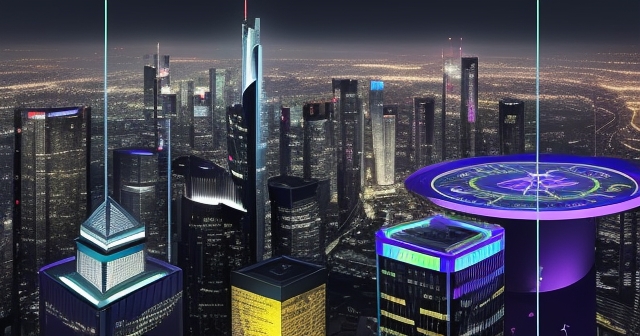 Business people discussing financial data in a modern office