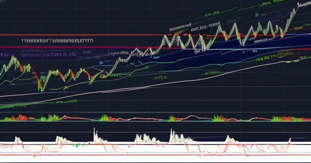 Abstract representation of Nasdaq 100 trends