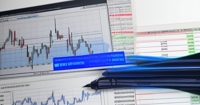 Financial market news illustration