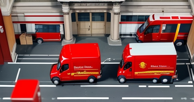 close-up of mail being sorted
