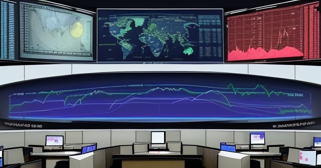 Charts and financial graphs