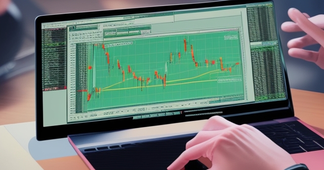 Close up of hands placing a trade