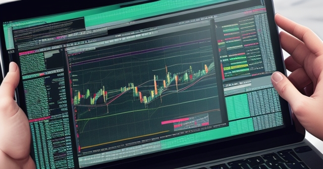 A trader celebrating a successful trade
