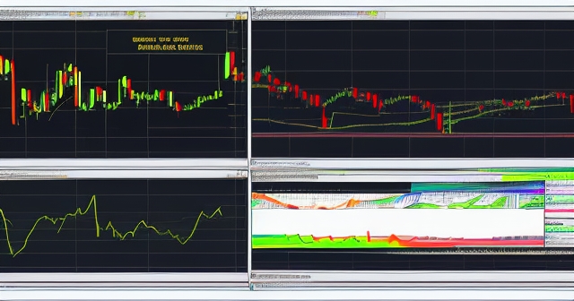 Visual representation of AI in trading