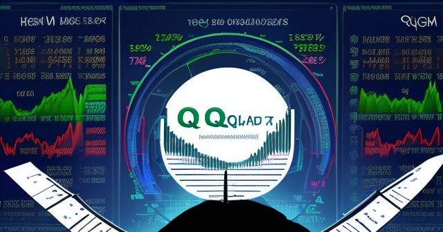 Investing rollercoaster depicting QQQ performance