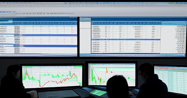 Graph showing profit lines and T/P orders.