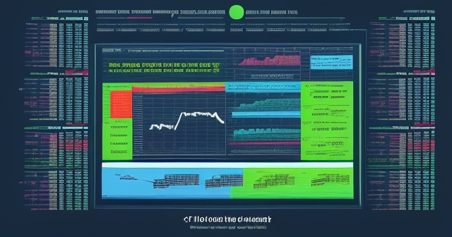 A visual representation of buying and selling assets in a bustling marketplace