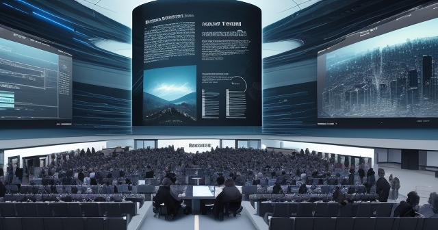 A vision of AI-driven efficiency in workplaces.
