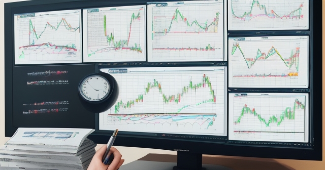 A trader calmly executing a buy order in a fast-paced environment