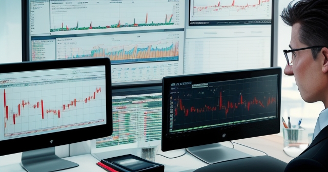 Financial markets diversification concept