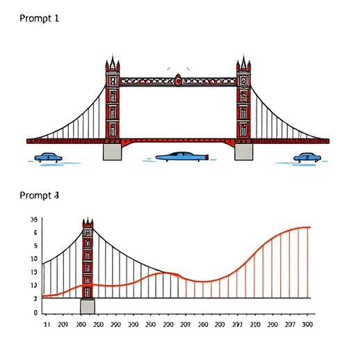 A stylized graph depicting the decline in UK GDP growth since Brexit