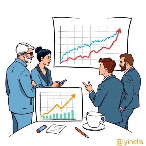 diverse investor group reviewing watchlist