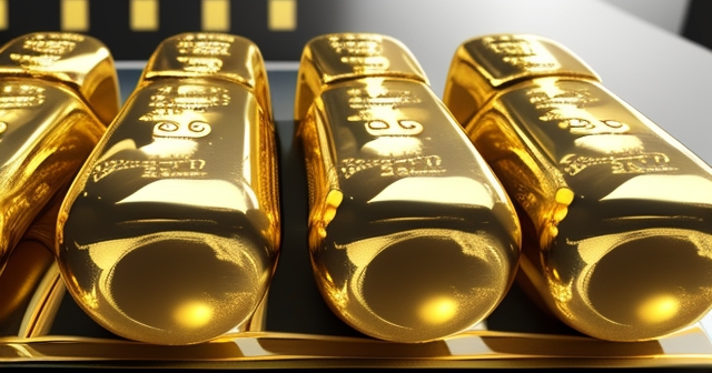 Dynamic chart illustrating gold price fluctuations