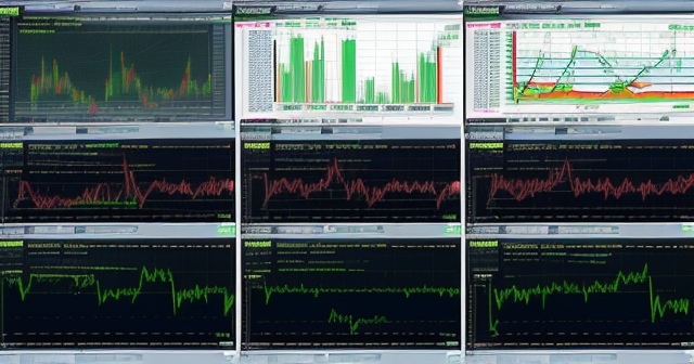 Market overview showing tech stock performance