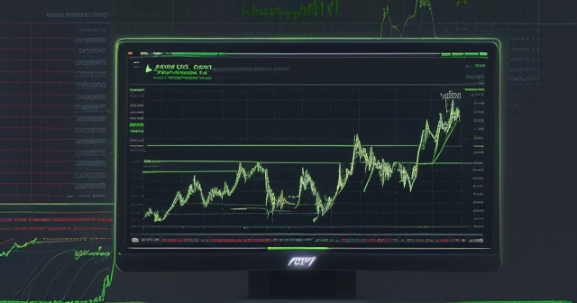 Visual representation of key support and resistance