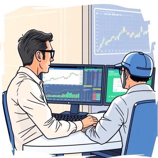 a focused trader making quick decisions during market volatility