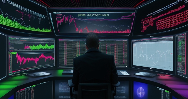Visualization of geopolitical factors affecting market sentiment