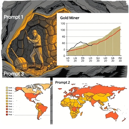 A world map highlighting major geopolitical tensions affecting gold prices.