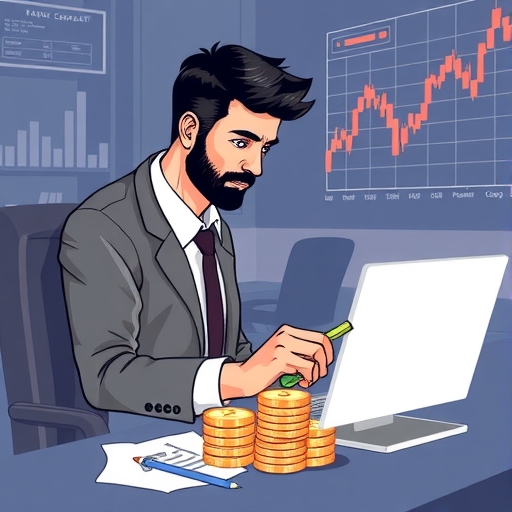 A trader managing profits