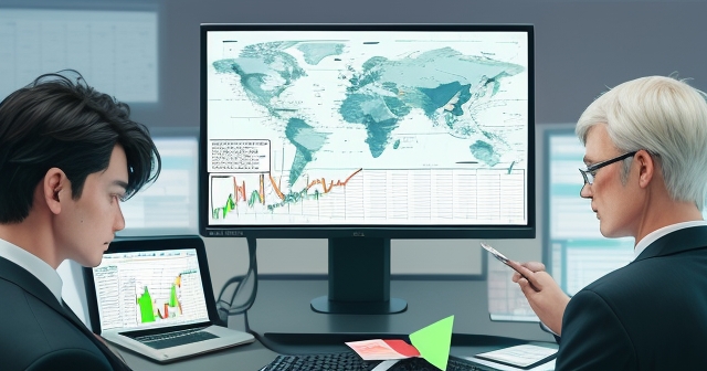 Visual representation of risk management strategies in trading