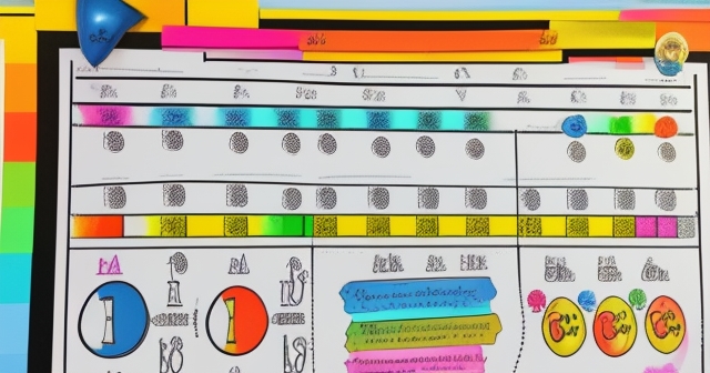 A student analyzing a probability chart