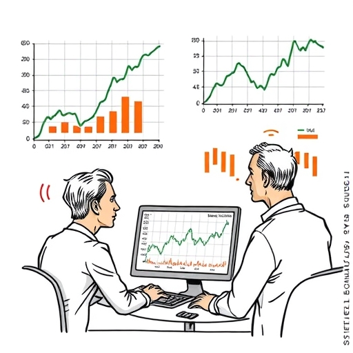 Economic graphs showing contraction trends